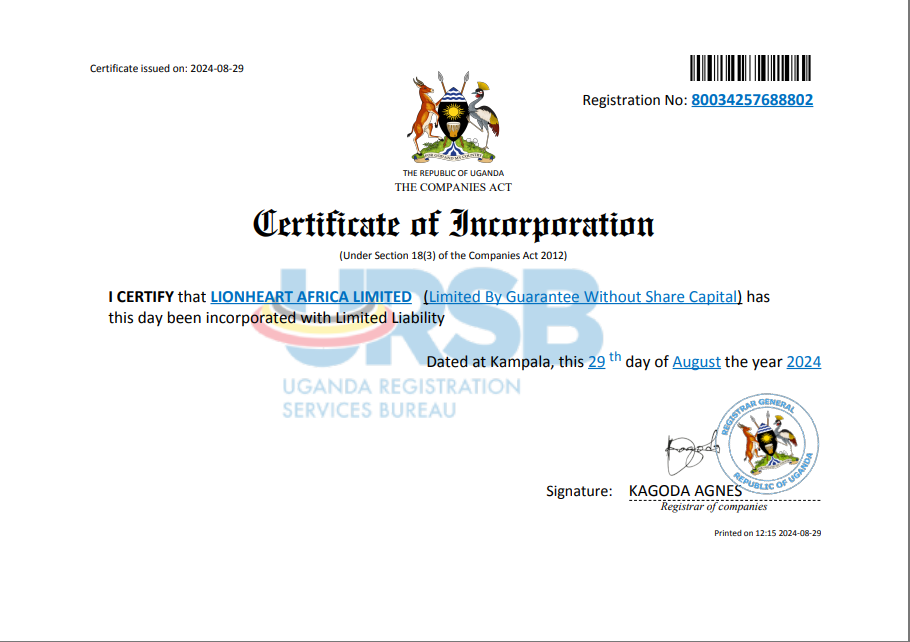 lionheart REGISTRATION_CERTIFICATE